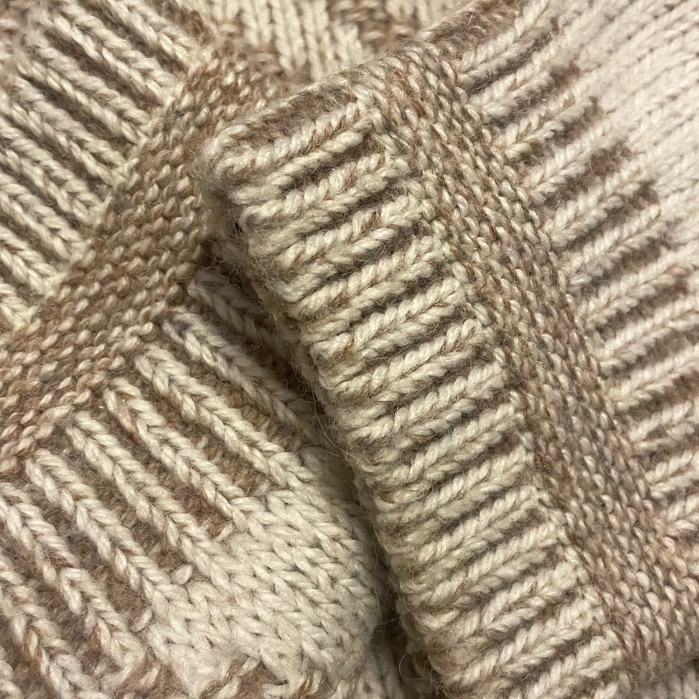 Vintage Snowflake Scandinavian Sweater | Fair Isle Nordic Knit | Made in USA (L) - Picture 4 of 7